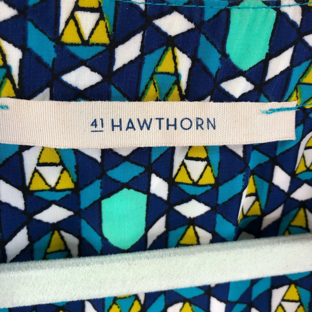 Stitchfix 41 Hawthorn Geometric dress Sz S A-line - Picture 6 of 8